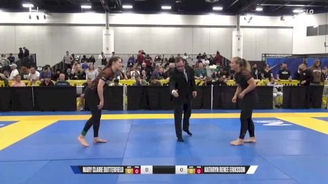 Kathryn Renee Eriksson vs Mary Claire Butterfield 2024 World IBJJF Jiu-Jitsu No-Gi Championship