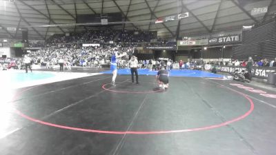Girls 2A 235 lbs Champ. Round 2 - Hailey Rains, Anacortes (Girls) vs Harmony Stolle, Pullman (Girls)
