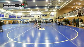 130 lbs 3rd Place Match - Ashley Silverman, Miramonte vs Keyling Chavarria, Tennyson