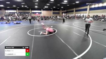 126 lbs Round Of 128 - Dominic Ruiz, Threshold WC vs Tate Luketich, Red Mountain WC