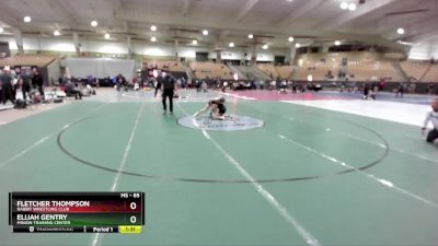 85 lbs 1st Place Match - Fletcher Thompson, Rabbit Wrestling Club vs Elijah Gentry, Minion Training Center