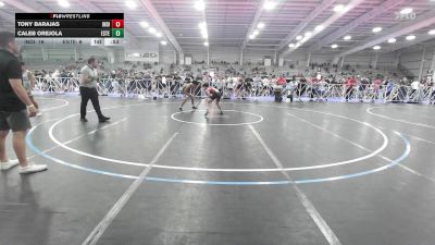 100 lbs Rr Rnd 1 - Tony Barajas, Indiana Outlaws Silver vs Caleb Orejola, Estebuilt WC
