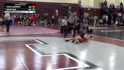 120 lbs Quarterfinal - Chloe Adamson, Linn-Mar vs Violet Diaz, Denver