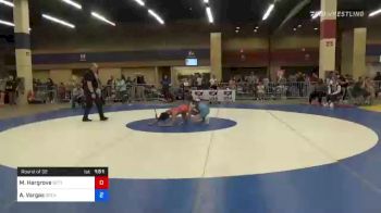 49 kg Round Of 32 - Mia Hargrove, Betterman Elite Wrestling vs Angelina Vargas, Greater Heights Wrestling
