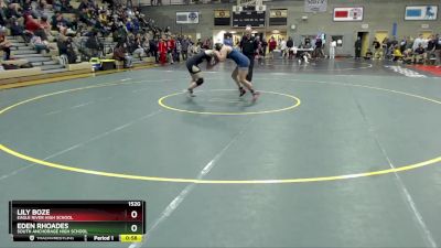 152G 3rd Place Match - Lily Boze, Eagle River High School vs Eden Rhoades, South Anchorage High School