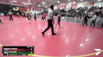 105 lbs Champ. Round 2 - Emily Palacios, Godinez vs Maggie Cornish, Tesoro