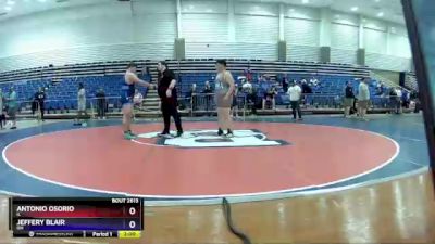 285 lbs Cons. Round 2 - Antonio Osorio, IL vs Jeffery Blair, OH