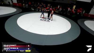 119 lbs Round 1 (10 Team) - Nolan Stennett, OCWA-GR vs Vincent Peyron Jr., KTWA-GR