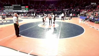 3A 165 lbs Cons. Semi - Luke Hamiti, Joliet (Catholic Academy) vs Dayne Serio, Aurora (West Aurora)