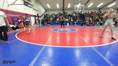 135 lbs Consolation - Ruby Hughes, Bixby Girls HS vs Hannah Mathis, Pryor Tigers Wrestling