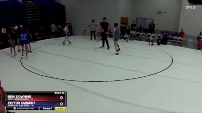 85 lbs Round 4 (6 Team) - Peyton Sargent, Nebraska Blue Girls vs Remi Downing, Team Missouri Girls