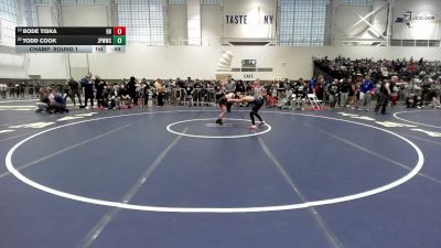 88 lbs Champ. Round 1 - Bode Tiska, Barn Brothers vs Todd Cook, Johnstown Pee Wee Wrestling Club