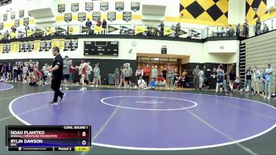 125 lbs Cons. Round 1 - Noah Plahitko, Roncalli Wrestling Foundation vs Rylin Dawson, BWC