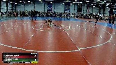 76 lbs Rd# 9- 2:15pm Saturday Final Pool - Connor Clark, PA Silver vs Cameron Ramp, Backyard Brawlers