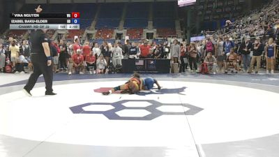 100 lbs Champ. Rd Of 32 - Vina Nguyen, Washington vs Izabel Baku-Elder, North Dakota