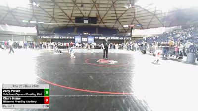 100 lbs Cons. Semis - Peyton Thomas, Thunder Mountain Wrestling Club vs Elijah Jensen, Mat Demon Wrestling Club