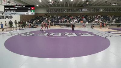 125-133 lbs Round 1 - Wyatt Smith, Burns Junior High vs Riley Fritzler, Lingle-Ft. Laramie MS