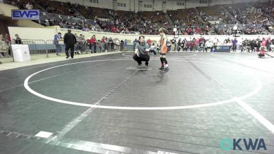 49 lbs Round Of 16 - Brooks Mccabe, Cowboy Wrestling Club vs James Evans, Bartlesville Wrestling Club