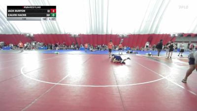 144 lbs Round 3 (8 Team) - Calvin Hacke, Xavier-Cedar Rapids A vs Jack Burton, Glenbrook South