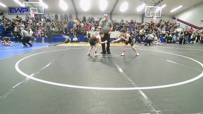 70 lbs Quarterfinal - Greyson Burney, Henryetta Knights Wrestling Club vs Lincoln Lamho, Wagoner Takedown Club