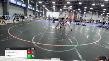 195 lbs Rr Rnd 1 - Jaden Williams, Team Dynamic vs James Moss, Fight Barn WC