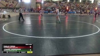 140 lbs Quarterfinal - Oakley Pipkin, Blackman Wrestling Club vs Conner Underwood, Dragons Wrestling Club