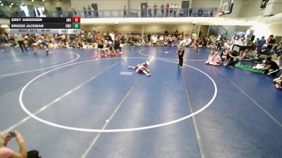 46-49 lbs Round 2 - Briggs Jackman, Champions Wrestling Club vs Grey Andersen, Juab Wrestling Club