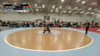 120 lbs Champ. Round 1 - Juan Quintana, Brighton vs Josh Pudaite, Colorado Springs Christian