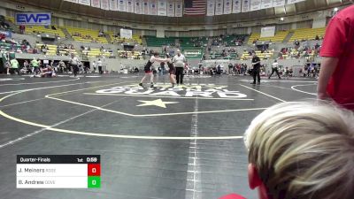 103 lbs Quarterfinal - Jack Meiners, Rogers Iron Wrestling Club vs Brooks Andrew, Dover Youth Wrestling Club