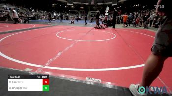 67 lbs Semifinal - Drake Lear, Fort Gibson Youth Wrestling vs Brantley Brunger, Raw Wrestling Club