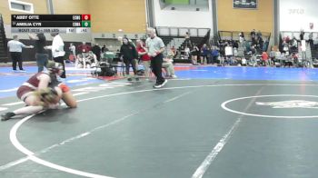 165 lbs Consi Of 8 #2 - Abby Otte, Exeter/West Greenwich vs Amelia Cyr, Edward Little