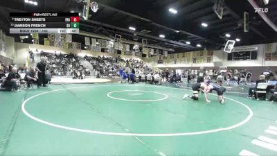165 lbs 7th Place Match - Jamison French, Del Oro vs Treyton Sheets, Frontier