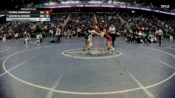 132 lbs Champ. Round 1 - Alexis El-khouri, Robbinsville vs Alyssa Rubidoux, Butler