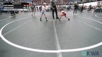 49 lbs Quarterfinal - Colt Fortney, Comanche Takedown Club vs Jenson Inger, Powerhouse
