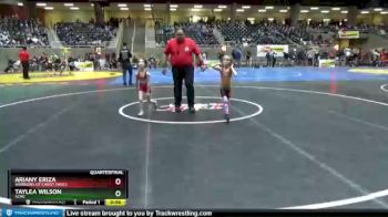 65 lbs Quarterfinal - Taylea Wilson, SCMC vs Ariany Eriza, Warriors Of Christ (WOC)