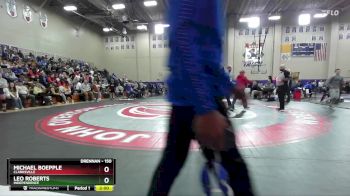 150 lbs Champ. Round 1 - Michael Boepple, Clarksville vs Leo Roberts, Independence