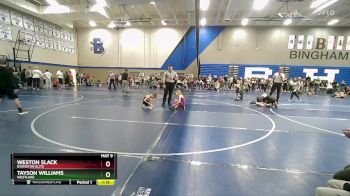 57 lbs Quarterfinal - Weston Slack, Evanston Elite vs Tayson Williams, Westlake