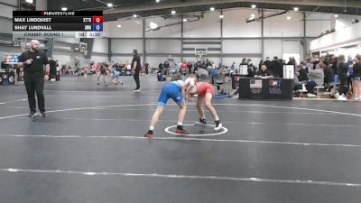 45 kg Champ. Round 1 - Max Lindquist, Xtreme Training vs Shay Lundvall, Sebolt Wrestling Academy