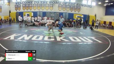 150 lbs Round 5 (8 Team) - Isaac Velazquez, SOWA /HWC vs Vince Bern, Naperville Central
