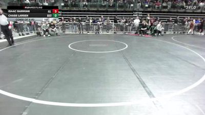 95 lbs Consi Of 8 #2 - Isaac Barikian, All I See Is Gold Academy vs Chase Larsen, Buxton (NJ)