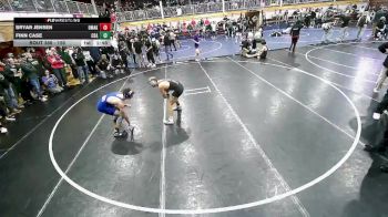 150 lbs Cons. Round 2 - Finn Case, Coeur D`Alene High School vs Bryar Jensen, Omak