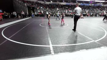 58 lbs Consi Of 8 #2 - Lyra Staley, Jr Bearcats vs Cota Perez, Swat
