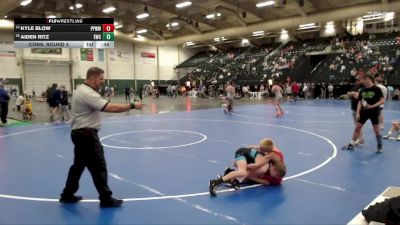 106 lbs Cons. Round 4 - Aiden Ritz, Eaglecrest Wrestling Club vs Kyle Blow, Pikes Peak Warriors Wrestling