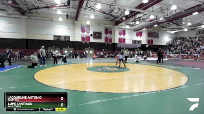 135 lbs Cons. Round 2 - Jacqueline Antonio, Santa Ana vs Lupe Santiago, Hamilton HS