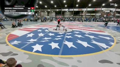 70 lbs Cons. Round 7 - Mitchell Christensen, Heartland Wrestling Academy vs Krew Elliott, Windy City Wrestlers
