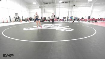 126 lbs Rr Rnd 5 - Brooklyne Reider, Sand Springs JH Girls vs La'Nay Salefske, Choctaw Girls B