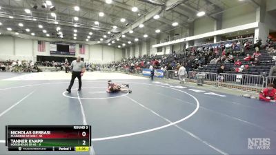 108 lbs Round 3 (3 Team) - Tanner Knapp, Horseheads Sr HS vs Nicholas Gerbasi, Plainedge Sr High