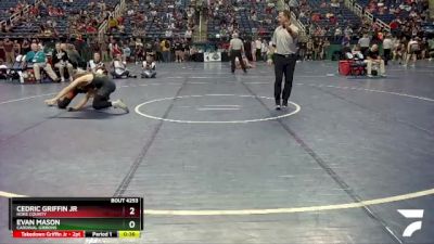 4A 150 lbs Cons. Round 2 - Cedric Griffin Jr, Hoke County vs Evan Mason, Cardinal Gibbons