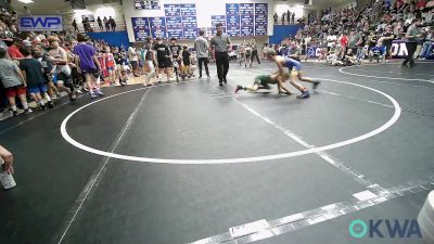 64 lbs Rr Rnd 1 - Hunter Ramsey, Newkirk Takedown Club vs Kenneth Wright, Clinton Youth Wrestling