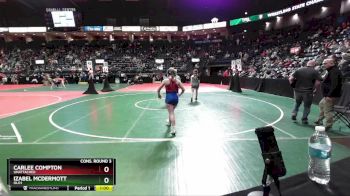 134 lbs Cons. Round 3 - Izabel McDermott, OLO1 vs Carlee Compton, Unattached